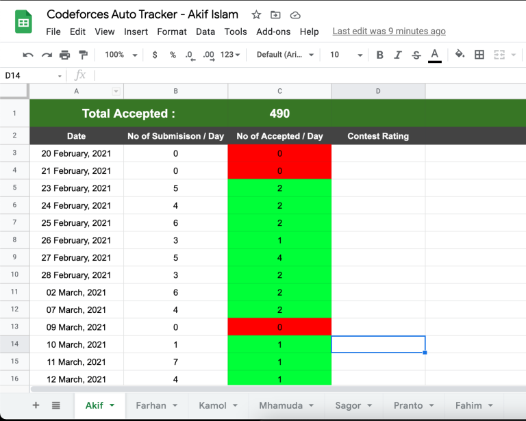 GoogleSheet Preview